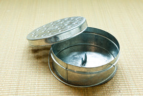 warang wayan 蚊取り線香入れ ブリキ 丸