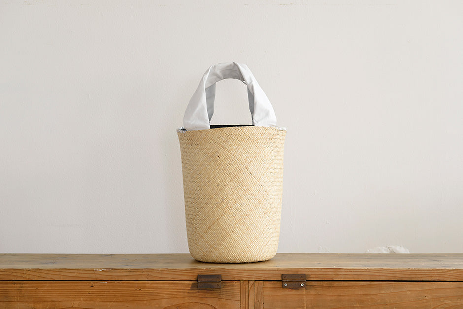 warang wayan ラタン 革手バッグ FUTO