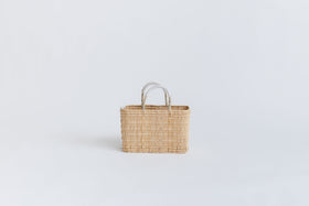 warang wayan ストローかごバッグ 深型 ホワイト