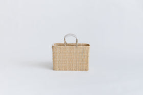 warang wayan ストローかごバッグ 深型 ホワイト