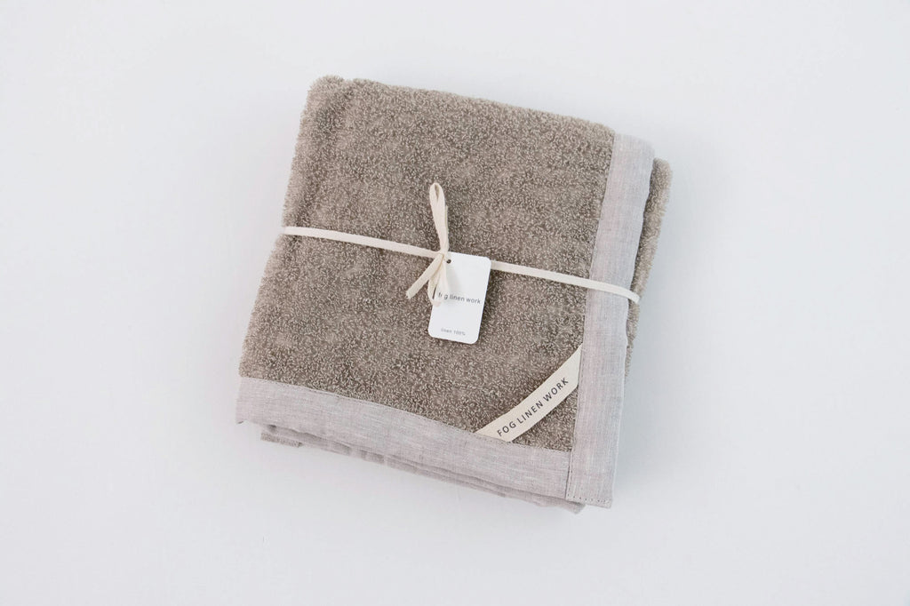 fog linen work リネンパイル バスマット ナチュラル