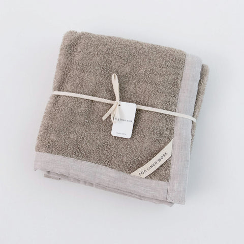 fog linen work リネンパイル バスマット ナチュラル