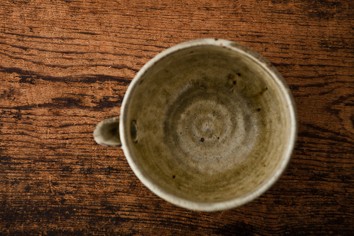 田村文宏 灰釉粉引片口