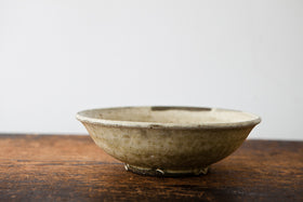 田村文宏 灰釉粉引7寸鉢