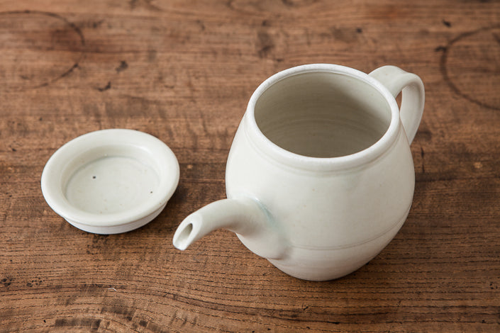 田村文宏 白磁ポット