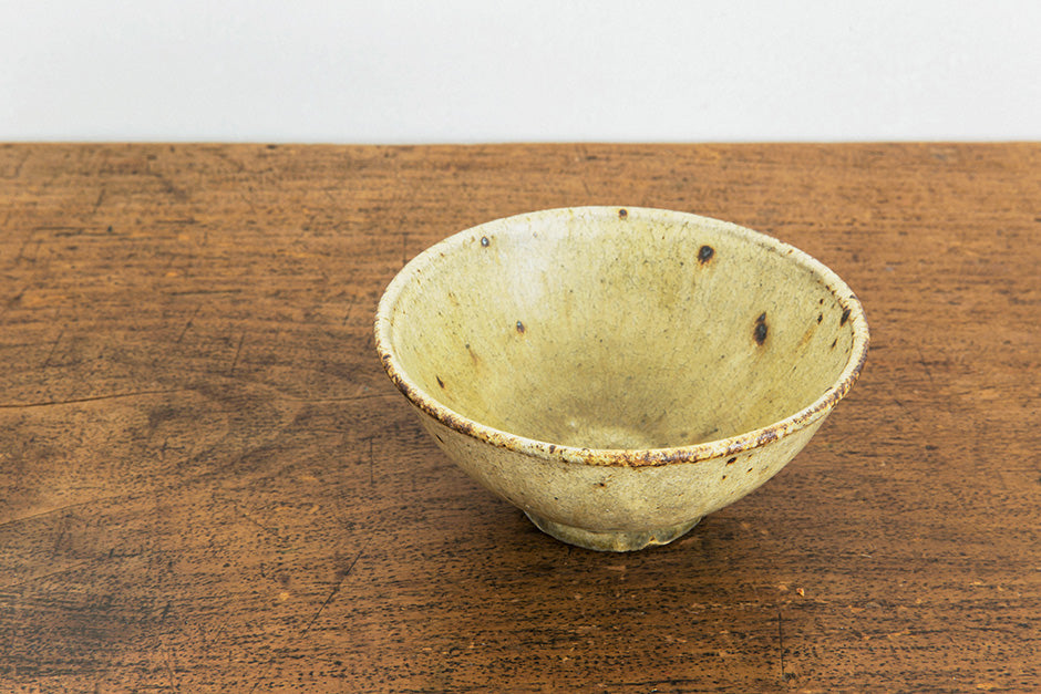 田村文宏 灰釉粉引めし碗