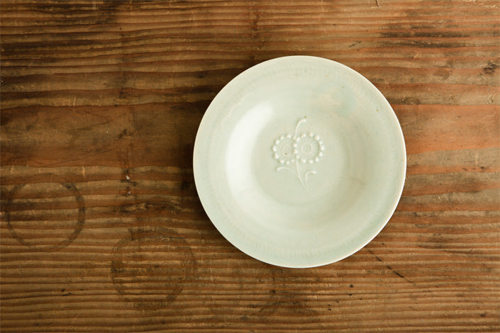 安齋新・厚子 刻紋豆皿(1)