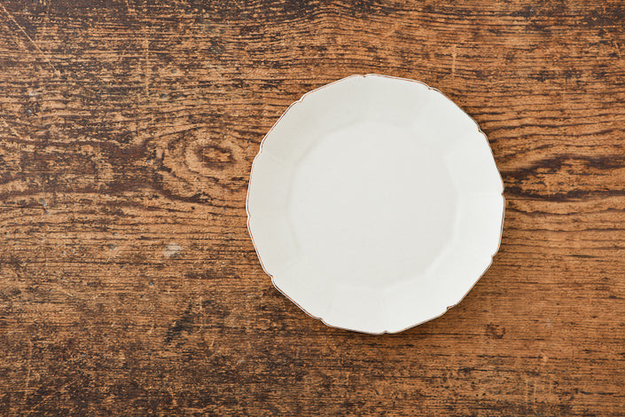 安齋新・厚子 渕鉄輪花5.5寸皿