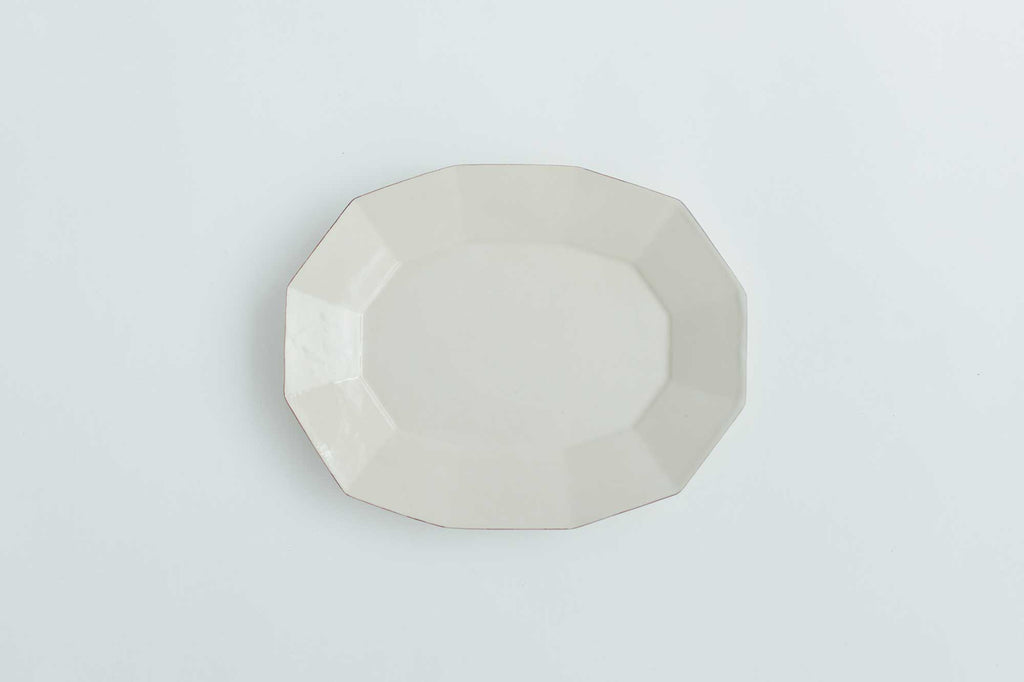 安齋新・厚子 渕鉄楕円皿(大)