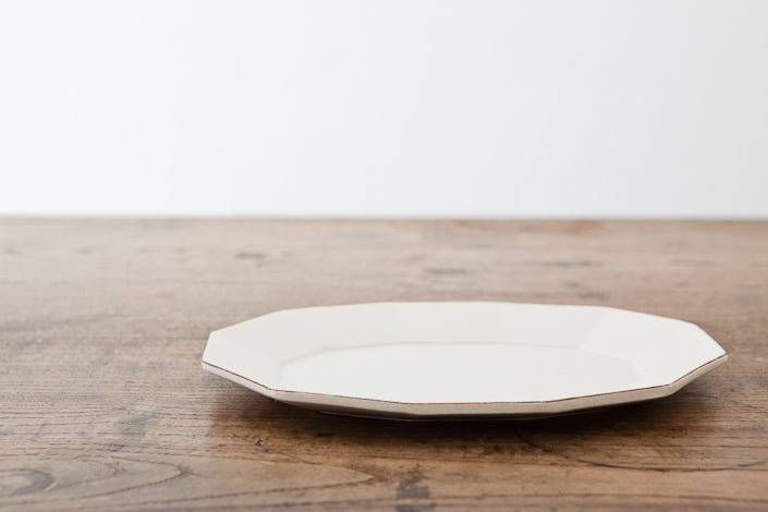 安齋新・厚子 渕鉄楕円皿(中)