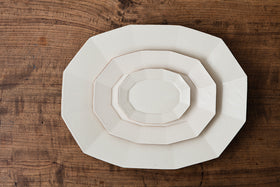 安齋新・厚子 渕鉄楕円皿(中)