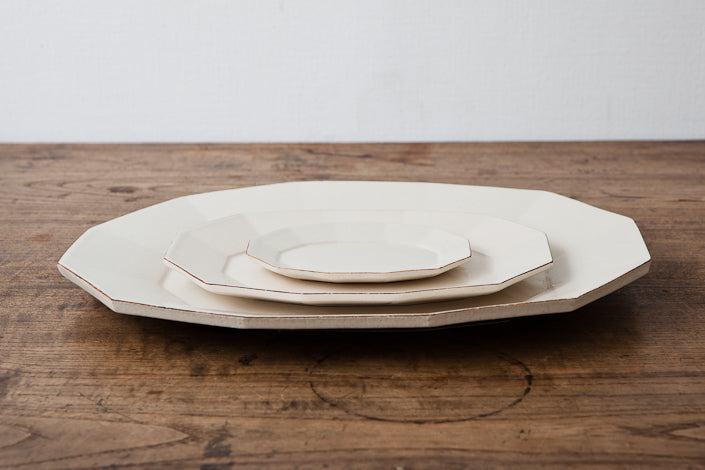 安齋新・厚子 渕鉄楕円皿(中)