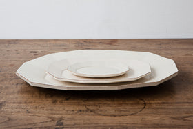 安齋新・厚子 渕鉄楕円皿(中)