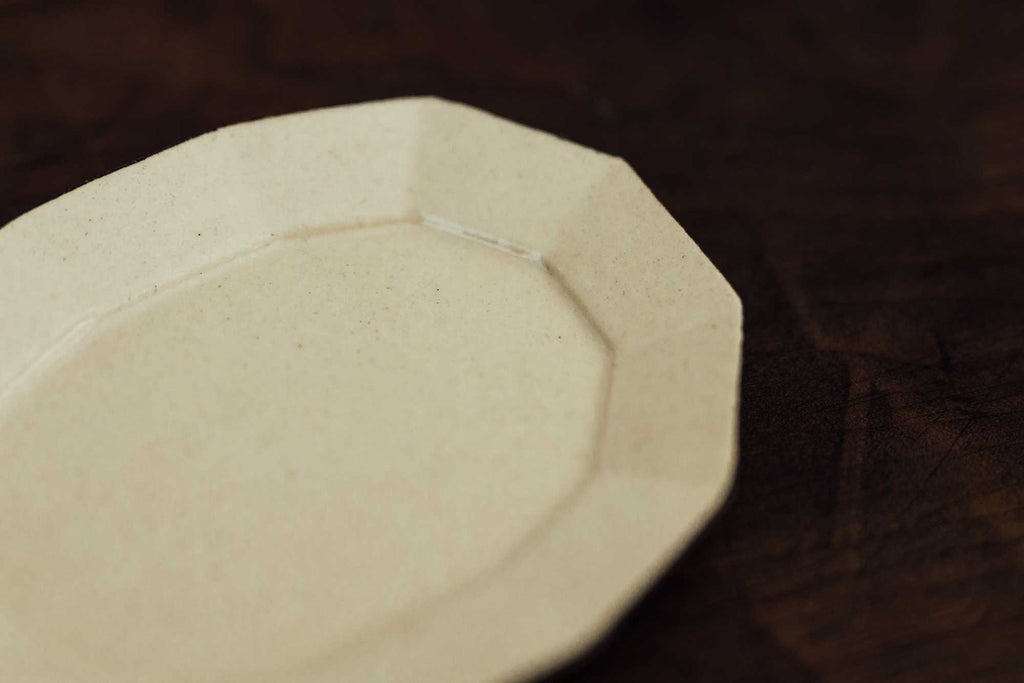 安齋新・厚子 渕鉄楕円皿(小)