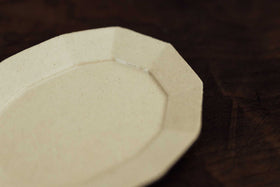 安齋新・厚子 渕鉄楕円皿(小)