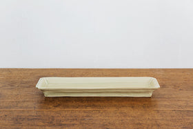 安齋新・厚子 青磁長皿