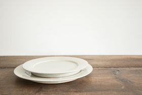 安齋新・厚子 青磁7寸段皿