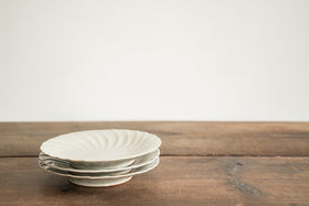 安齋新・厚子 青磁ねじり銘々皿