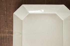 安齋新・厚子 青磁四方皿(大)