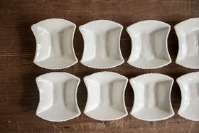 安齋新・厚子 白磁糸巻皿