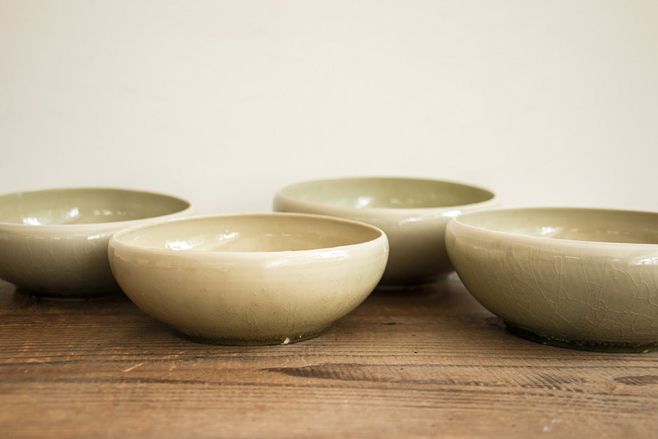 安齋新・厚子 灰釉小鉢