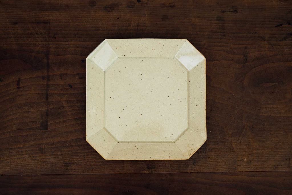 安齋新・厚子 青磁四方皿