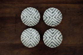 安齋新・厚子 白磁染付なます皿