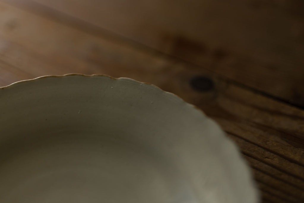 安齋新・厚子 青磁菊花皿