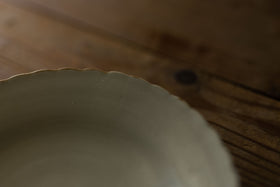 安齋新・厚子 青磁菊花皿