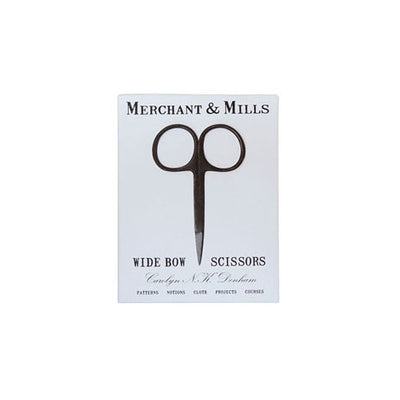 MERCHANT & MILLS WIDE BOW BLACK SCISSORS