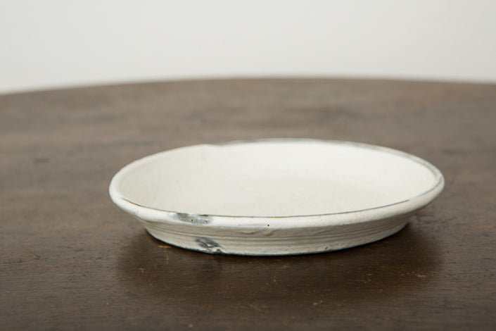 松原竜馬 粉引 6寸プレート