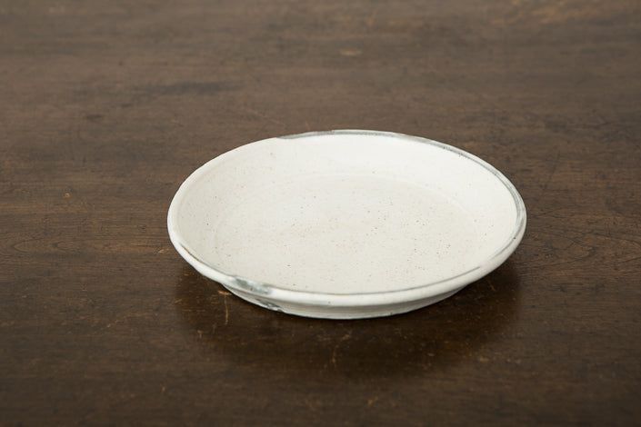 松原竜馬 粉引 6寸プレート