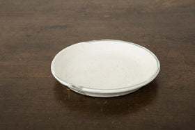 松原竜馬 粉引 6寸プレート
