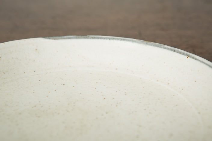 松原竜馬 粉引 6寸プレート