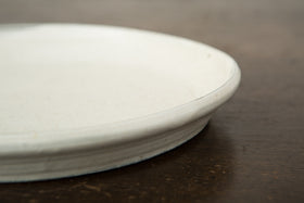 松原竜馬 粉引 7寸プレート