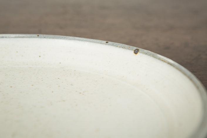 松原竜馬 粉引 7寸プレート