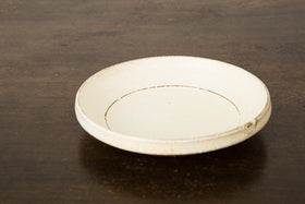 松原竜馬 黄粉引 7寸皿