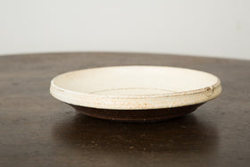 松原竜馬 黄粉引 7寸皿