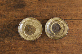 松原竜馬 三島 灰釉 5寸プレート