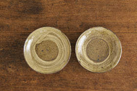 松原竜馬 三島 灰釉 6寸プレート