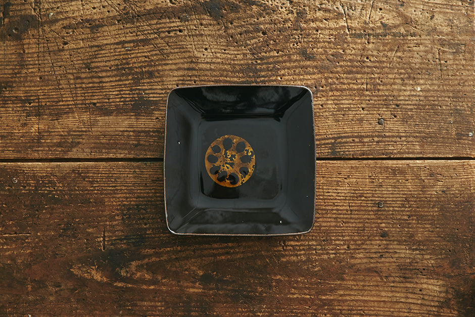 松原竜馬 スリップ角皿 A