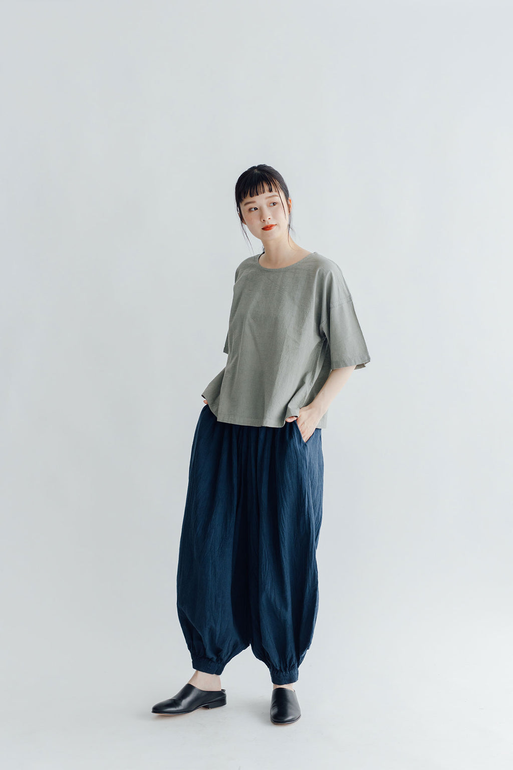 ヂェン先生の日常着 バルーンパンツ