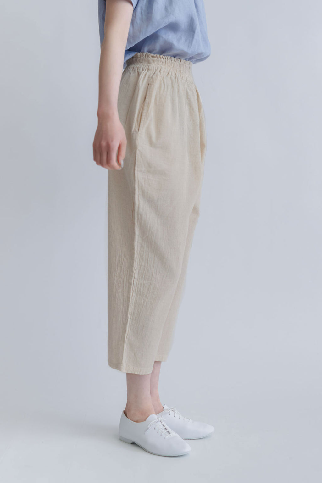 ヂェン先生の日常着 クロップドパンツ