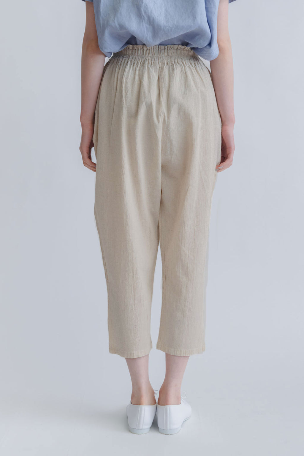 ヂェン先生の日常着 クロップドパンツ