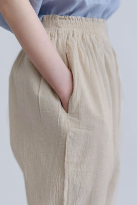 ヂェン先生の日常着 クロップドパンツ