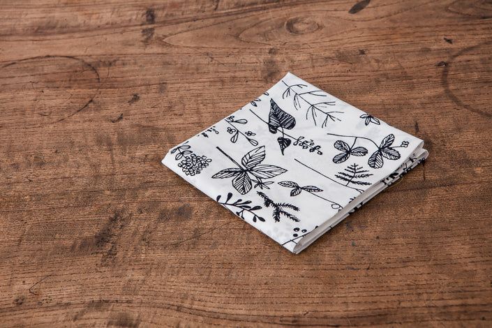 CINQ ハンカチ しょくぶつ キャンブリック