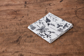 CINQ ハンカチ しょくぶつ キャンブリック