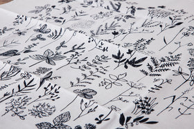 CINQ ハンカチ しょくぶつ キャンブリック