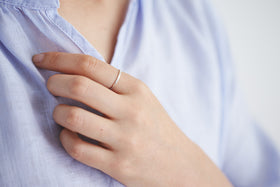 muimaur 薄ヒラリング シルバー