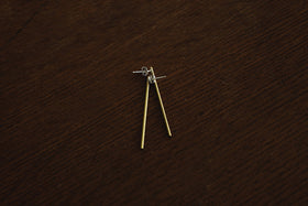 muimaur 棒ピアス brass